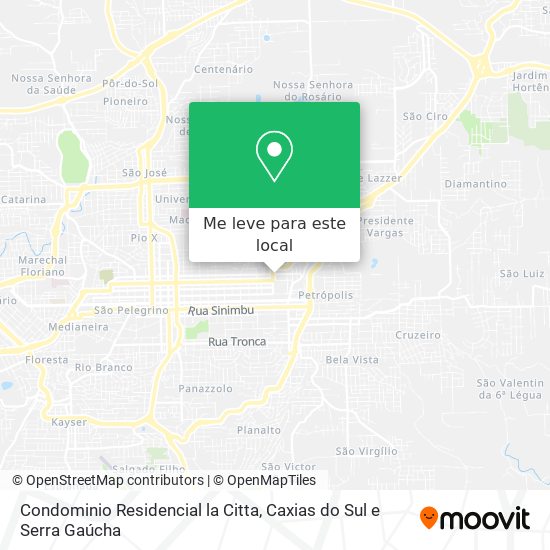 Condominio Residencial la Citta mapa