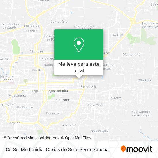 Cd Sul Multimidia mapa