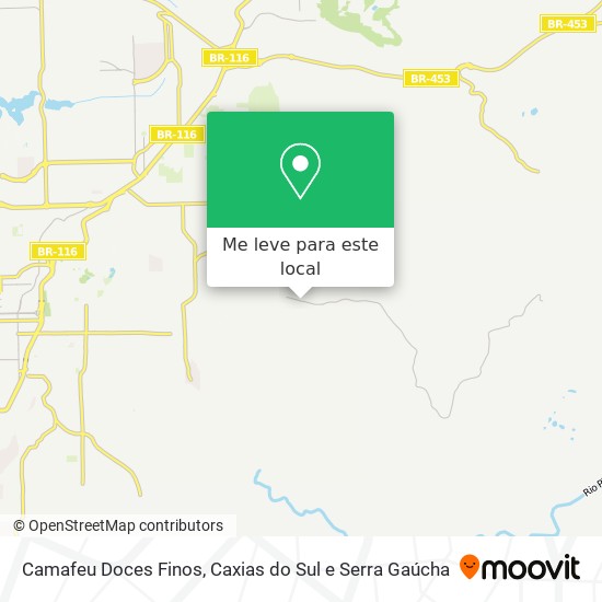Camafeu Doces Finos mapa