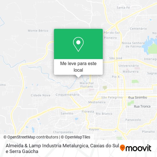 Almeida & Lamp Industria Metalurgica mapa
