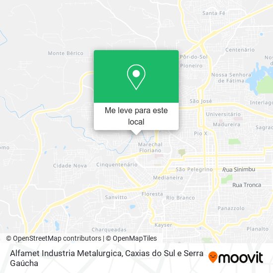 Alfamet Industria Metalurgica mapa