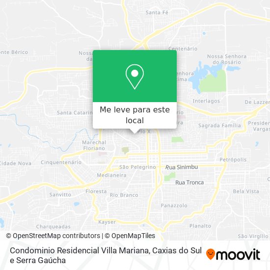 Condominio Residencial Villa Mariana mapa