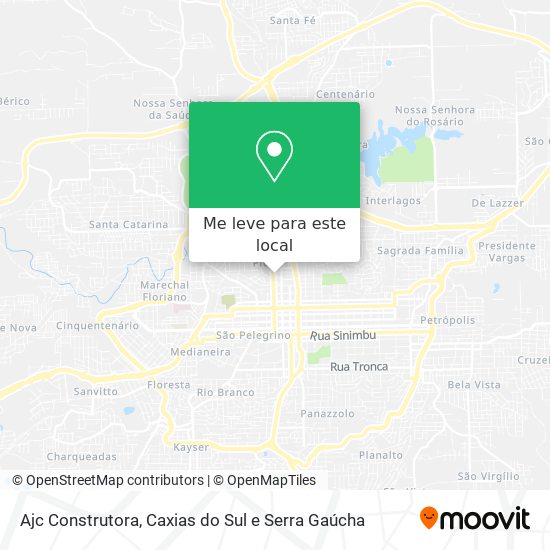 Ajc Construtora mapa