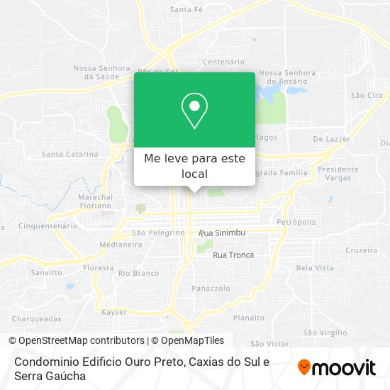 Condominio Edificio Ouro Preto mapa