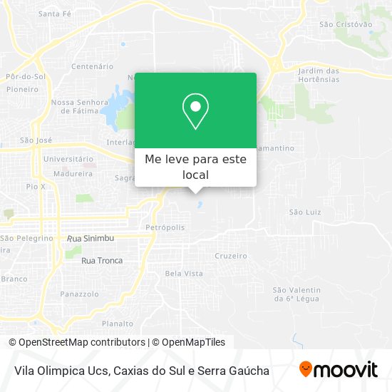Vila Olimpica Ucs mapa
