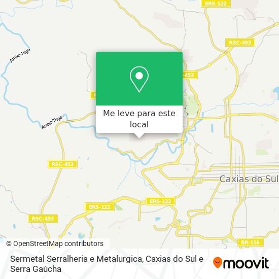 Sermetal Serralheria e Metalurgica mapa