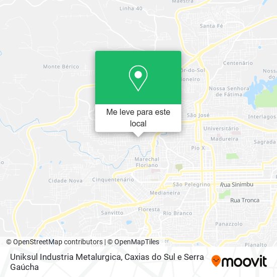 Uniksul Industria Metalurgica mapa