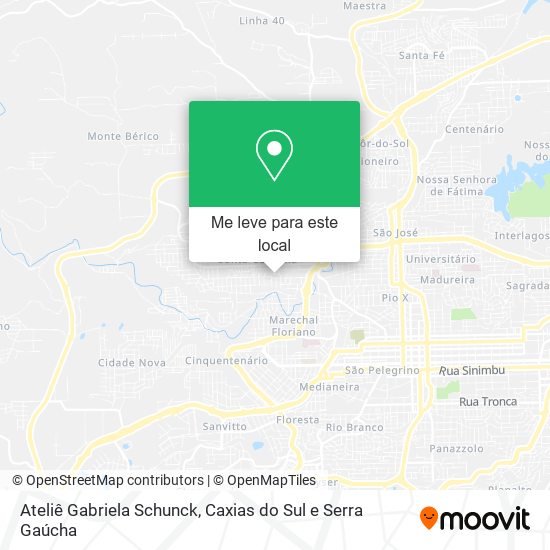 Ateliê Gabriela Schunck mapa