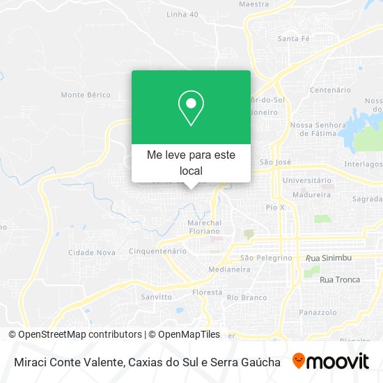 Miraci Conte Valente mapa