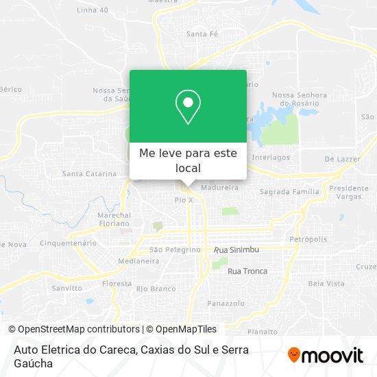 Auto Eletrica do Careca mapa