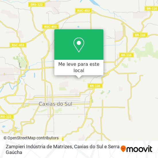 Zampieri Indústria de Matrizes mapa
