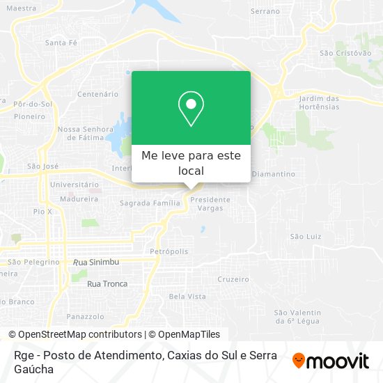 Rge - Posto de Atendimento mapa