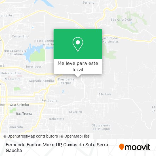 Fernanda Fanton Make-UP mapa