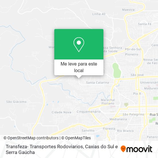 Transfeza- Transportes Rodoviarios mapa