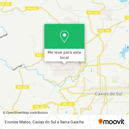 Evonize Matos mapa