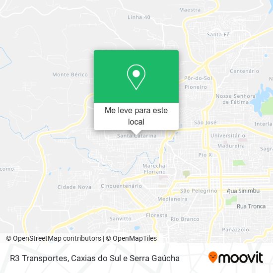 R3 Transportes mapa