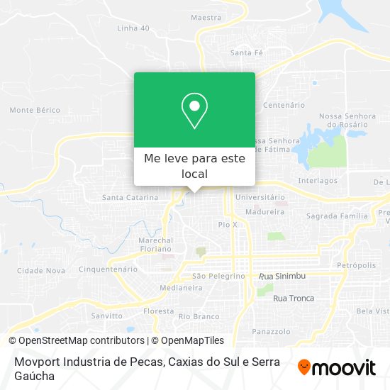 Movport Industria de Pecas mapa