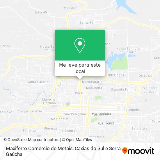 Maxiferro Comércio de Metais mapa