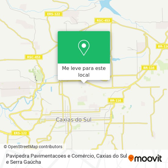 Pavipedra Pavimentacoes e Comércio mapa