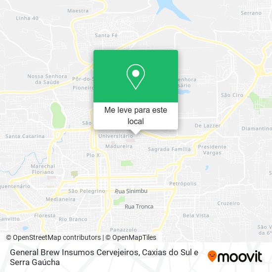 General Brew Insumos Cervejeiros mapa