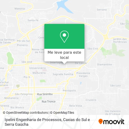 Ipelini Engenharia de Processos mapa