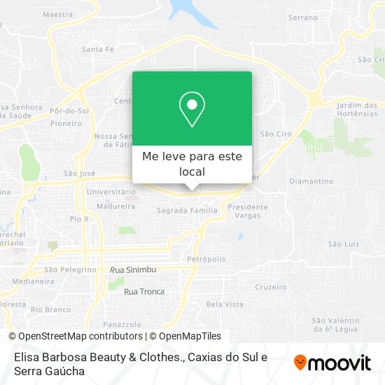 Elisa Barbosa Beauty & Clothes. mapa