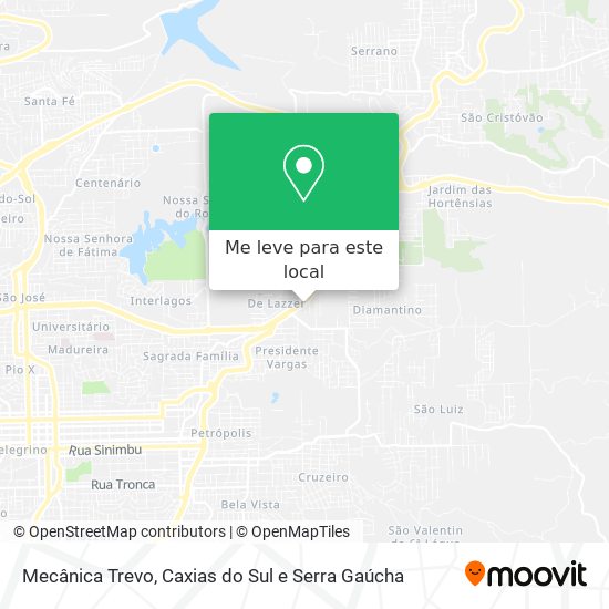 Mecânica Trevo mapa