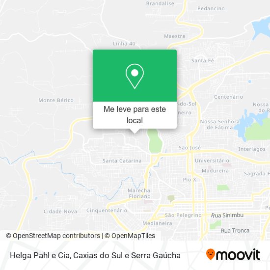 Helga Pahl e Cia mapa