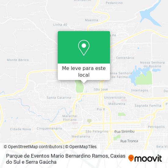 Parque de Eventos Mario Bernardino Ramos mapa