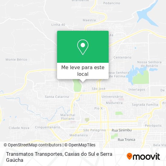 Transmatos Transportes mapa