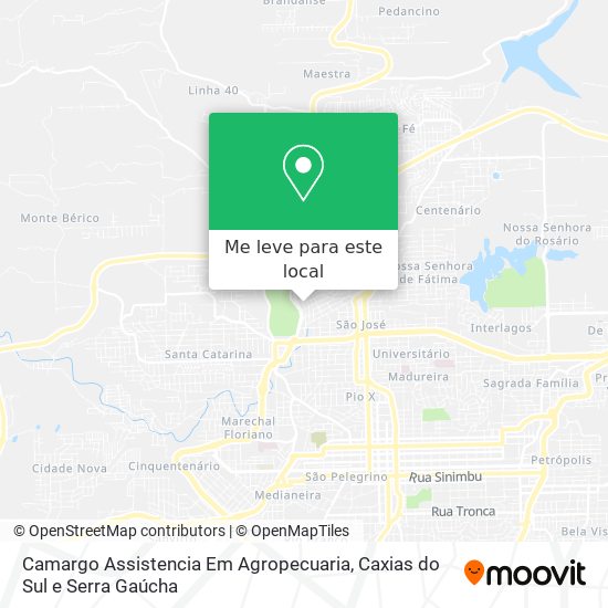 Camargo Assistencia Em Agropecuaria mapa