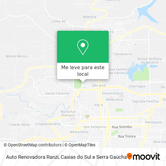 Auto Renovadora Ranzi mapa