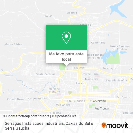 Serragas Instalacoes Industriais mapa