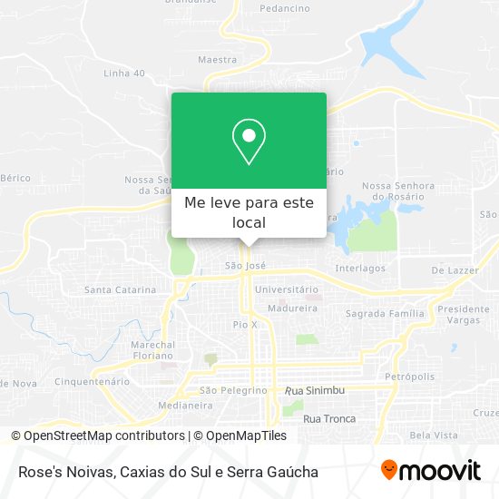 Rose's Noivas mapa