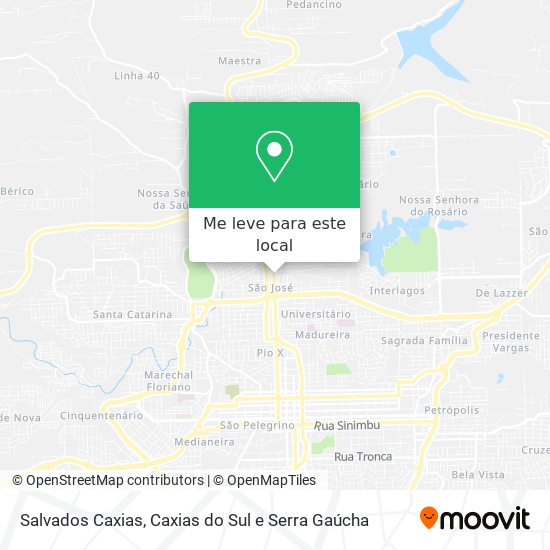 Salvados Caxias mapa