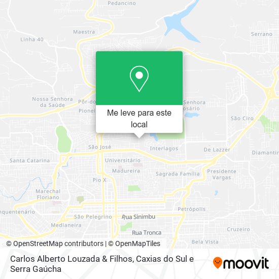 Carlos Alberto Louzada & Filhos mapa