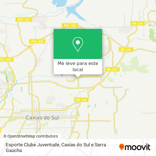 Esporte Clube Juventude mapa