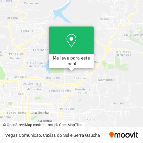 Vegas Comunicao mapa