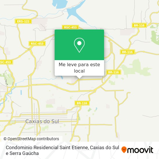 Condominio Residencial Saint Etienne mapa
