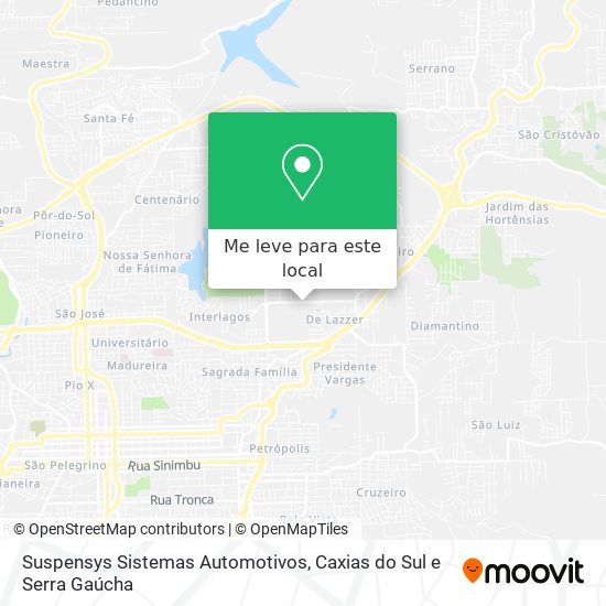 Suspensys Sistemas Automotivos mapa