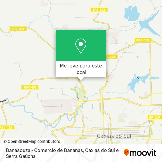 Banasouza - Comercio de Bananas mapa