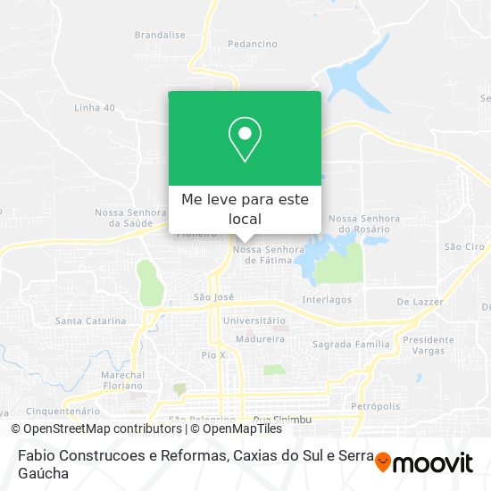 Fabio Construcoes e Reformas mapa