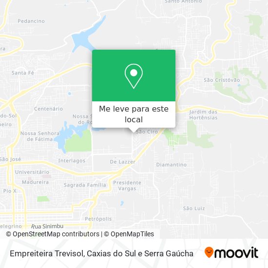 Empreiteira Trevisol mapa