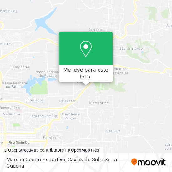 Marsan Centro Esportivo mapa