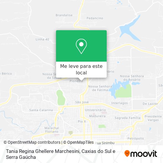 Tania Regina Ghellere Marchesini mapa