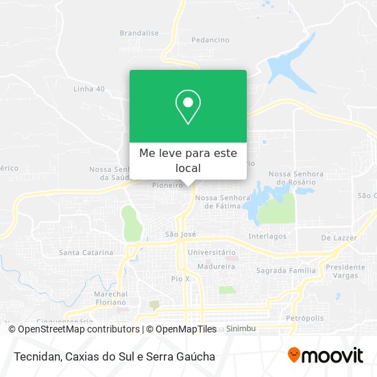 Tecnidan mapa