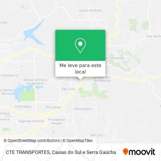 CTE TRANSPORTES mapa