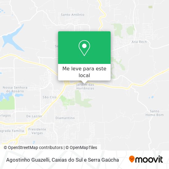 Agostinho Guazelli mapa