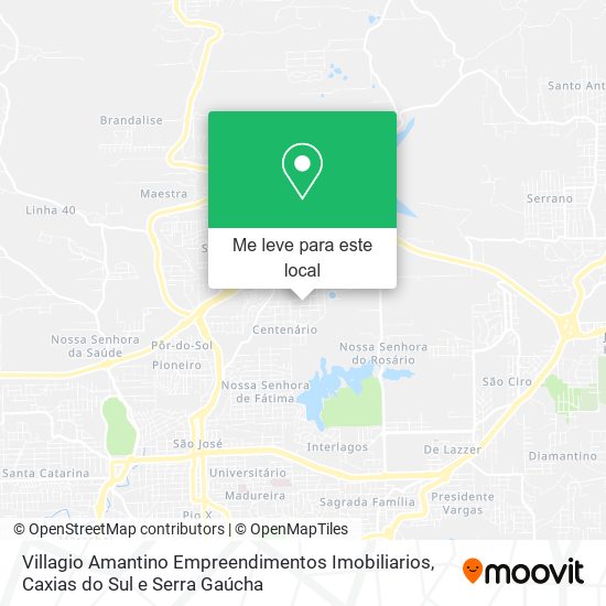 Villagio Amantino Empreendimentos Imobiliarios mapa