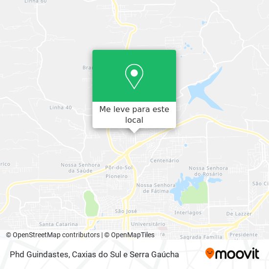 Phd Guindastes mapa
